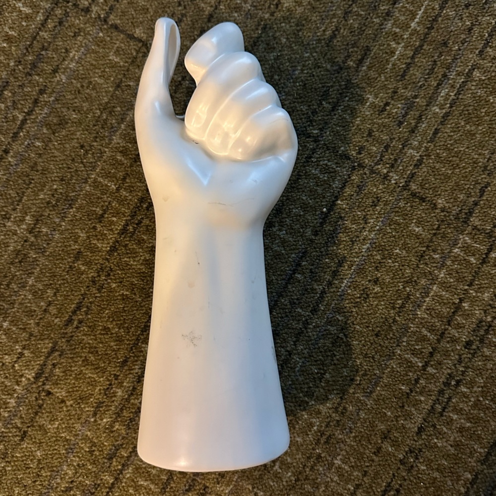 Narrow hand flower vase